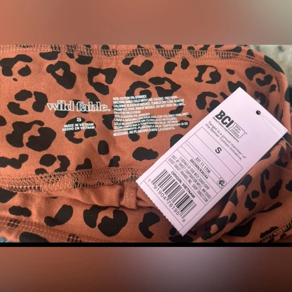WILD FABLE Leopard Cheetah Print Leggings sz S